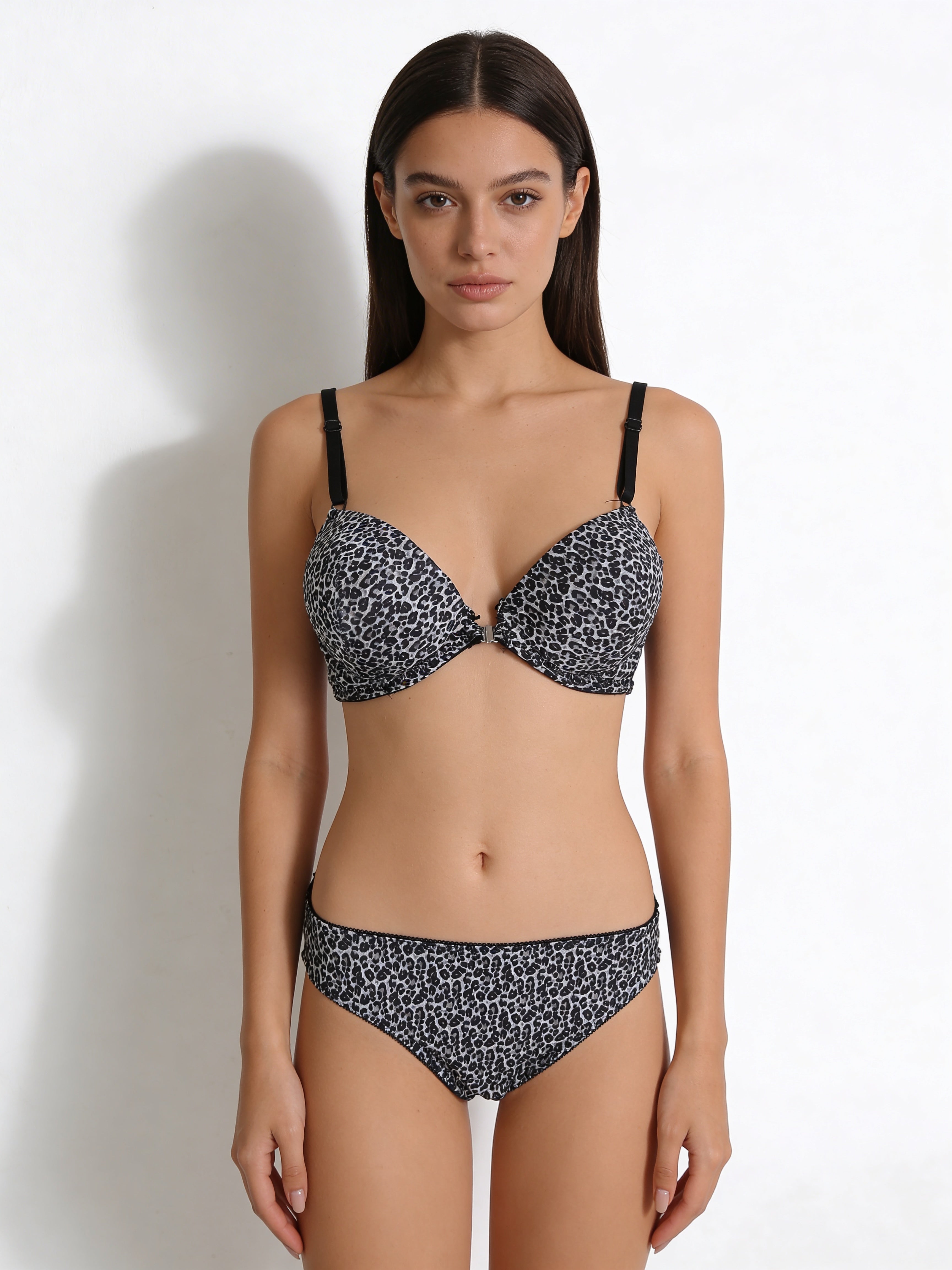 White Tiger TJS-201 Printed Bra & Panty Set for Women Soft Comfortable Stylish Designer Lingerie Innerwear Set